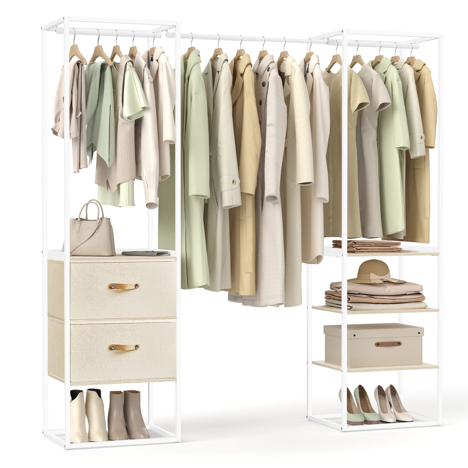 Kledingrek met 2 Lades – productweergave 2 | De Groot Living