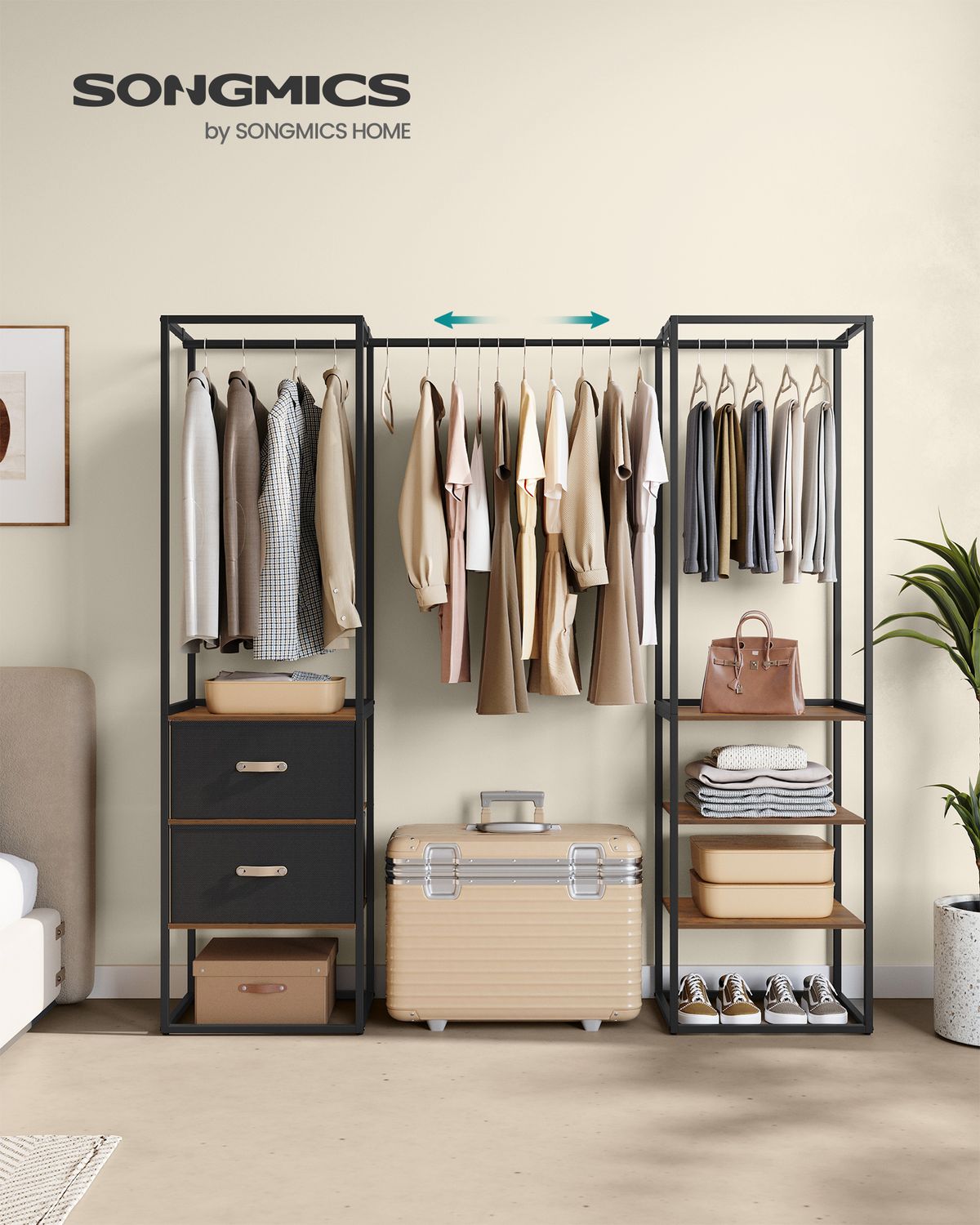 Kledingrek met 2 Lades – productweergave 5 | De Groot Living