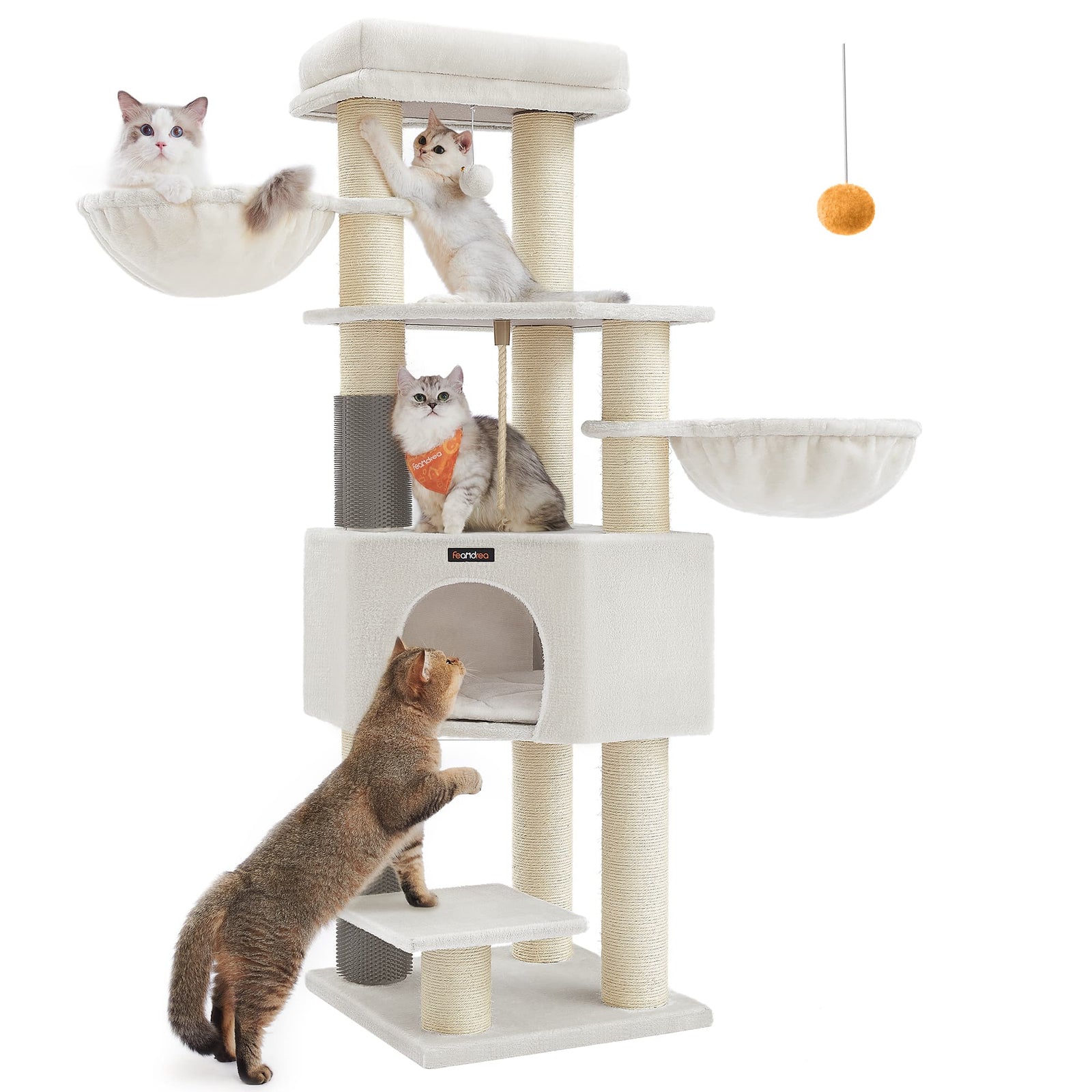 Krabpaal met Zelfverwarmende Dekens voor Grote Katten – productweergave 3 | De Groot Living