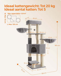 Krabpaal met Zelfverwarmende Dekens voor Grote Katten – productweergave 10 | De Groot Living
