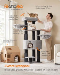 Krabpaal met Zelfverwarmende Dekens voor Grote Katten – productweergave 13 | De Groot Living