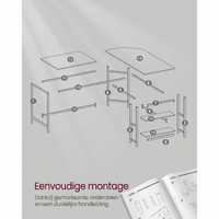 L-vormig Hoekbureau met Opbergplanken en Houtlook Werkblad – productweergave 31 | De Groot Living