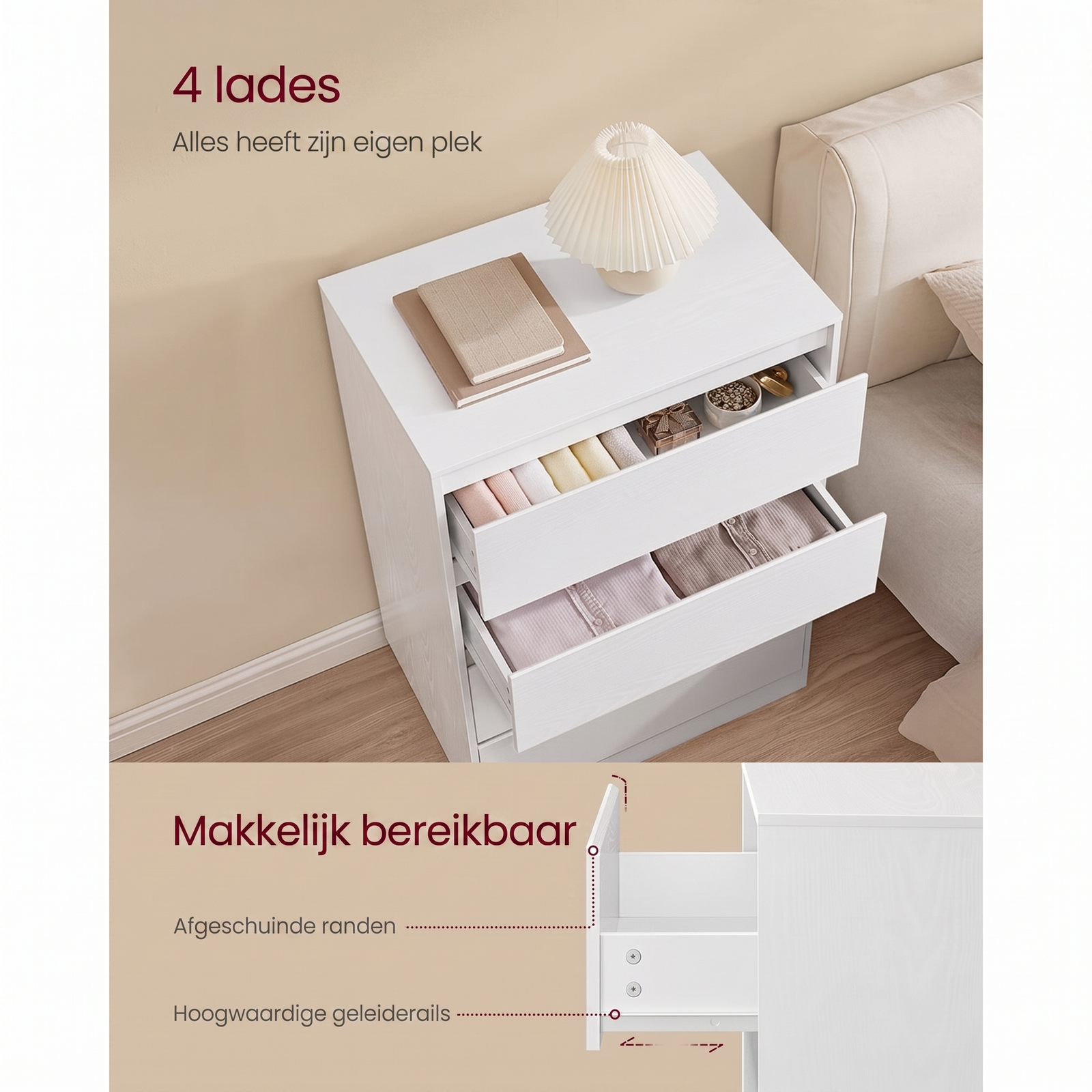Ladekast met 4 Lades – productweergave 2 | De Groot Living