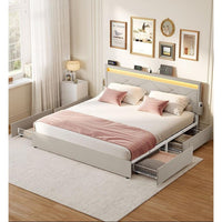LED Boxspring met Opberglades – productweergave 3 | De Groot Living