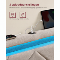 LED Boxspring met Opberglades – productweergave 5 | De Groot Living