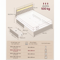 LED Boxspring met Opberglades – productweergave 7 | De Groot Living