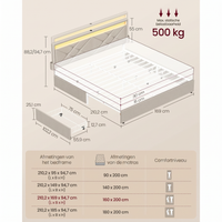 LED Boxspring met Opberglades – productweergave 8 | De Groot Living