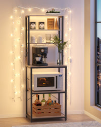 Metalen Keukenrek met Legplanken en 6 Haken in Industrieel Design – productweergave 15 | De Groot Living