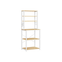 Metalen Keukenrek met Legplanken en 6 Haken in Industrieel Design – productweergave 16 | De Groot Living