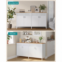 Metalen Opbergkast met 4 Deuren en Verstelbare Legplank – productweergave 7 | De Groot Living