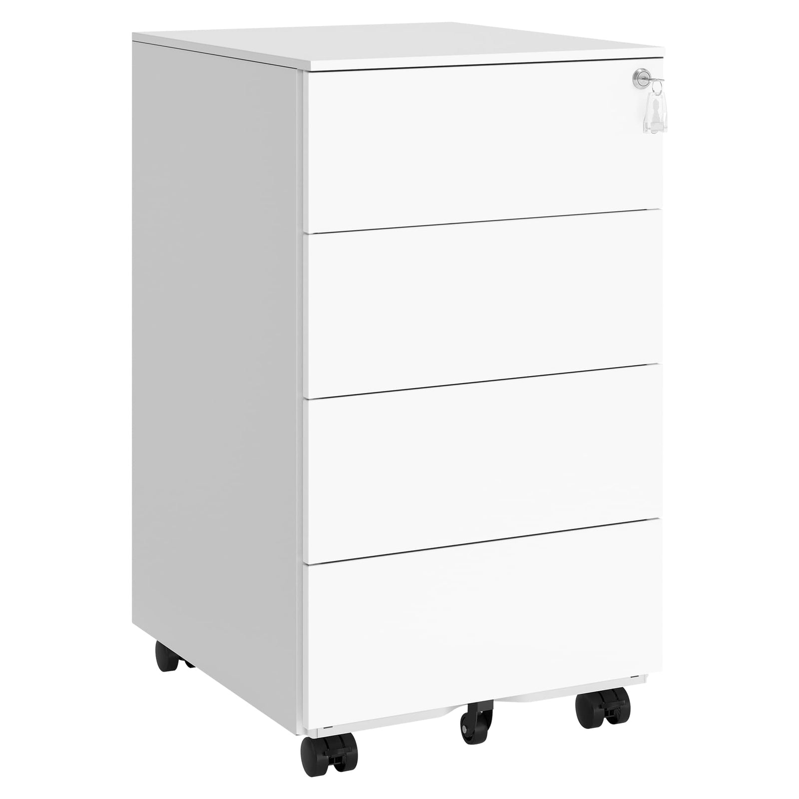 Mobiele Afsluitbare Archiefkast met Laden – productweergave 4 | De Groot Living