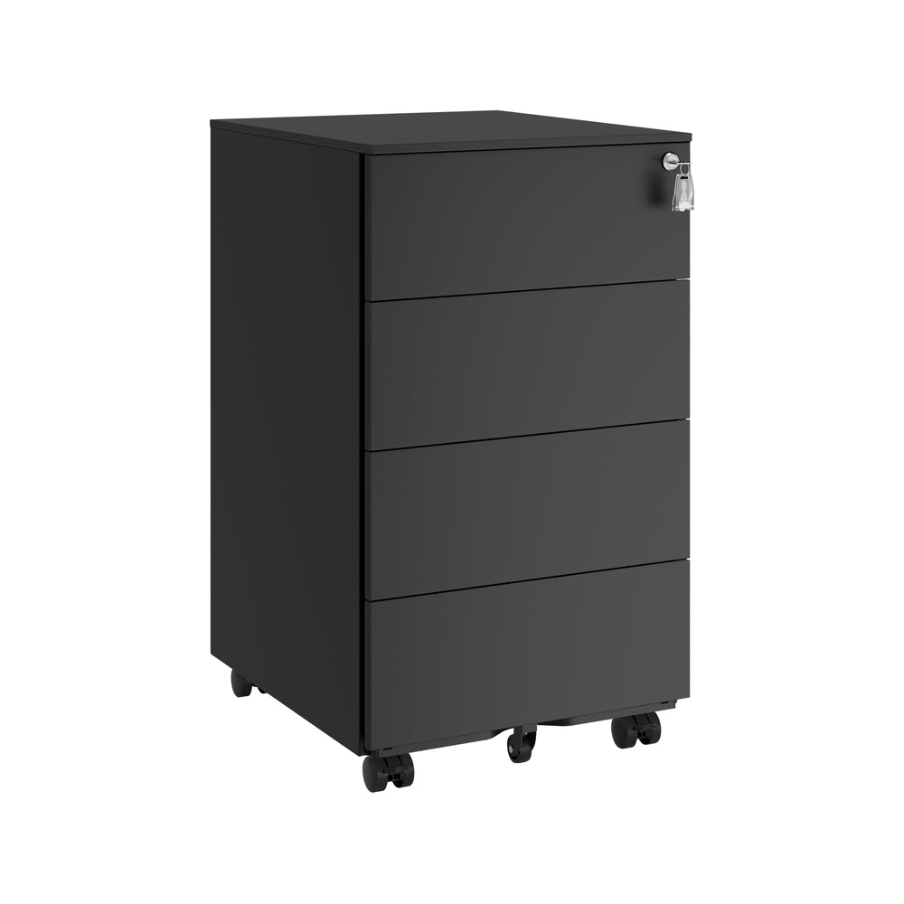 Mobiele Afsluitbare Archiefkast met Laden – productweergave 7 | De Groot Living