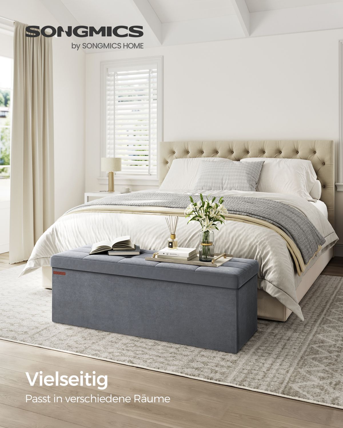 Opbergbank van Fluweel met Opklapbare Zitting – productweergave 17 | De Groot Living