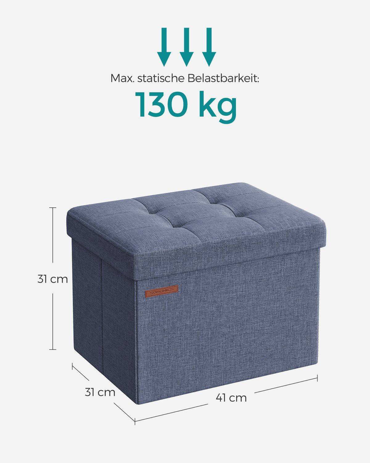 Opbergbank van Imitatielinnen met Opklapbaar Deksel – productweergave 28 | De Groot Living