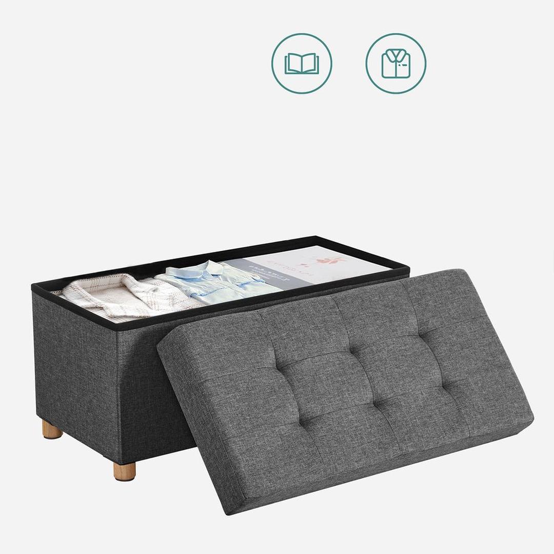 Opbergpoef Met Zitfunctie en Opbergruimte Van 65 Liter Met Deksel – productweergave 16 | De Groot Living