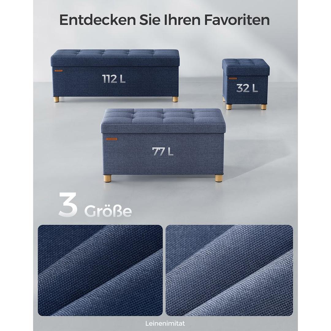 Opbergpoef Met Zitfunctie en Opbergruimte Van 65 Liter Met Deksel – productweergave 42 | De Groot Living
