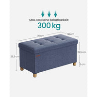 Opbergpoef Met Zitfunctie en Opbergruimte Van 65 Liter Met Deksel – productweergave 44 | De Groot Living