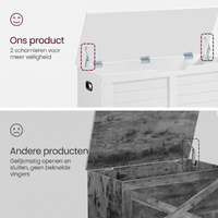Opbergzitbank met Deksel voor Hal – productweergave 5 | De Groot Living