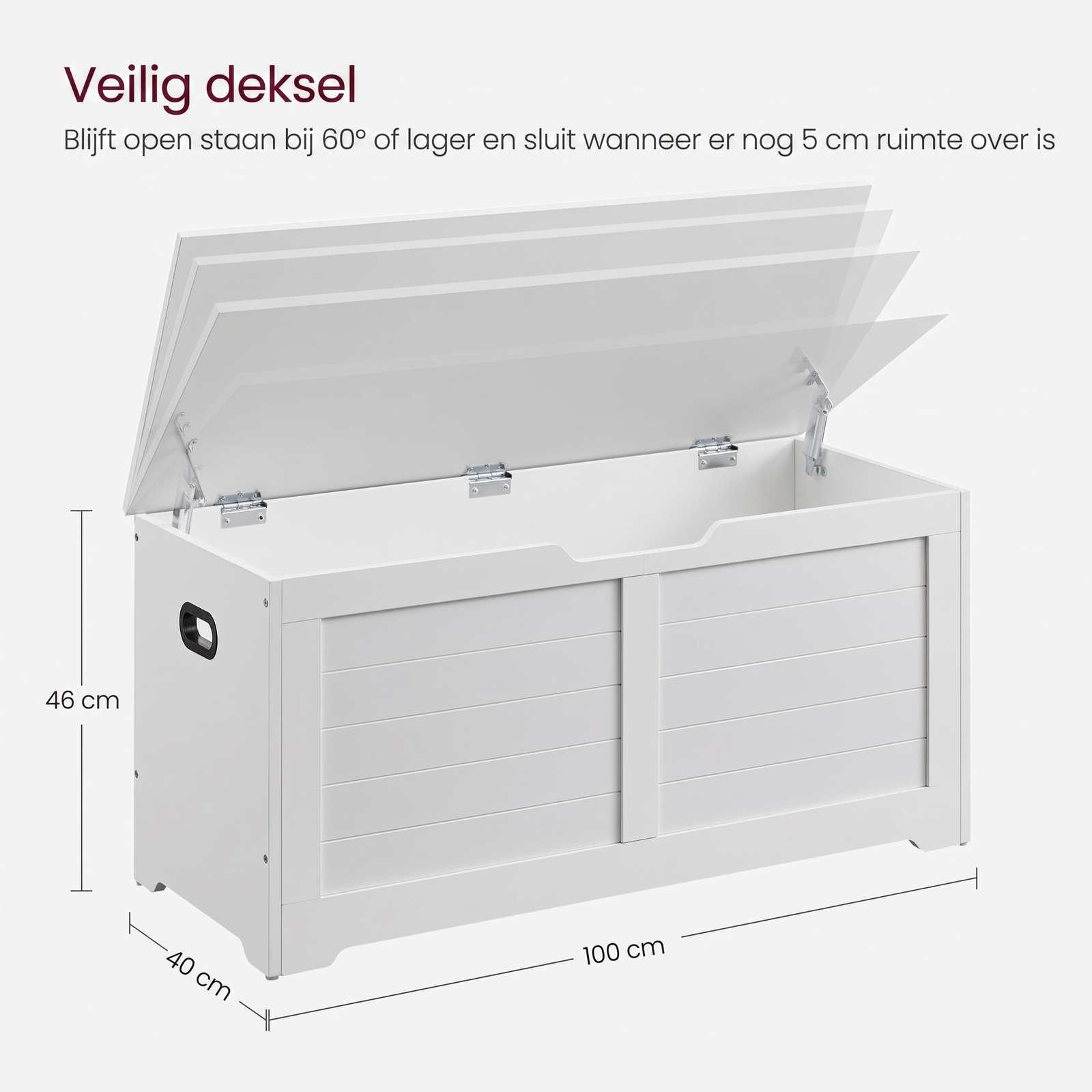 Opbergzitbank met Deksel voor Hal – productweergave 10 | De Groot Living