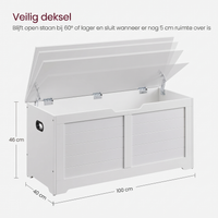 Opbergzitbank met Deksel voor Hal – productweergave 10 | De Groot Living