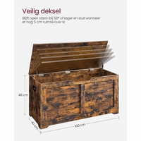 Opbergzitbank met Deksel voor Hal – productweergave 18 | De Groot Living