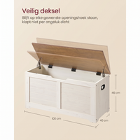 Opbergzitbank met Deksel voor Hal – productweergave 22 | De Groot Living