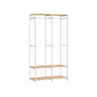 Open Kledingkast met Kledingroede en Afneembare Haken – productweergave 3 | De Groot Living