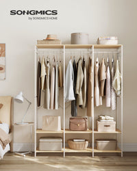 Open Kledingkast met Kledingroede en Afneembare Haken – productweergave 9 | De Groot Living