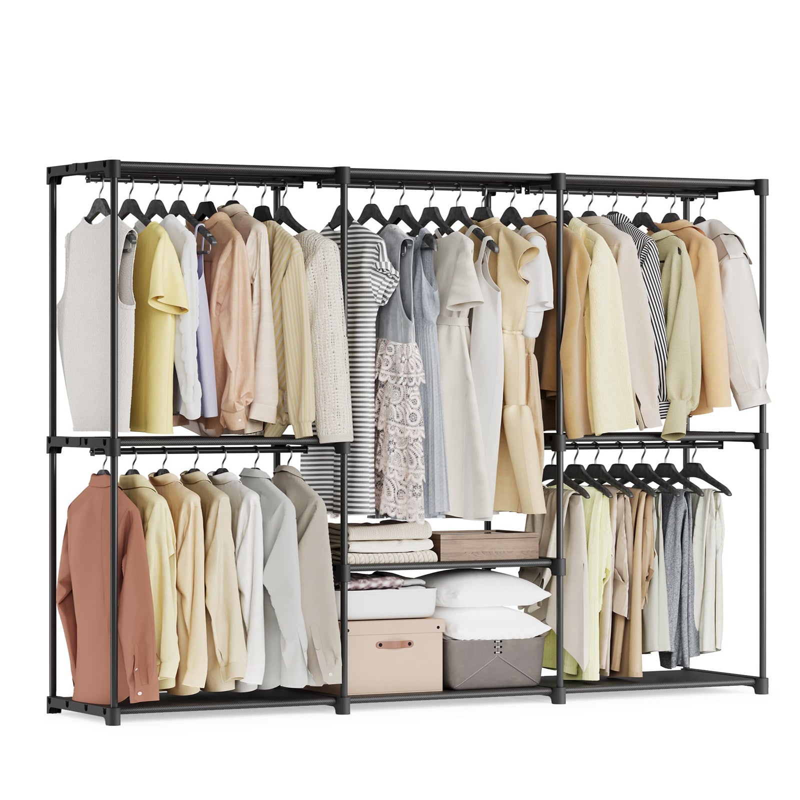 Open Kledingkast met Kledingroede en Hangvakken – productweergave 2 | De Groot Living