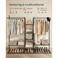 Open Kledingrek met 2 Hangroedes – productweergave 4 | De Groot Living