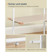 Open Kledingrek met 2 Hangroedes – productweergave 5 | De Groot Living