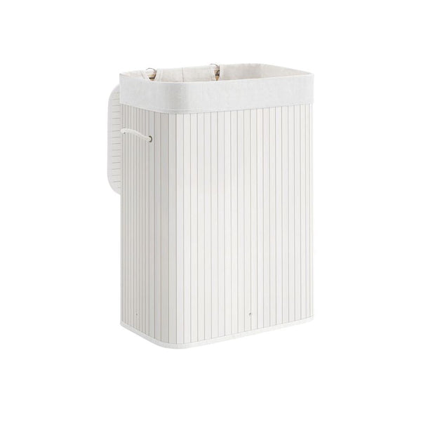 Opvouwbare Bamboe Wasmand van 72 Liter met Deksel – productweergave 1 | De Groot Living