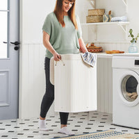 Opvouwbare Bamboe Wasmand van 72 Liter met Deksel – productweergave 5 | De Groot Living