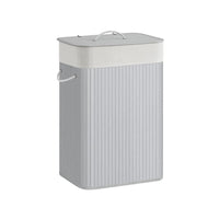 Opvouwbare Bamboe Wasmand van 72 Liter met Deksel – productweergave 8 | De Groot Living