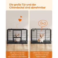 Opvouwbare Hondenbench met Metalen Constructie en Uitneembare Lade – productweergave 9 | De Groot Living