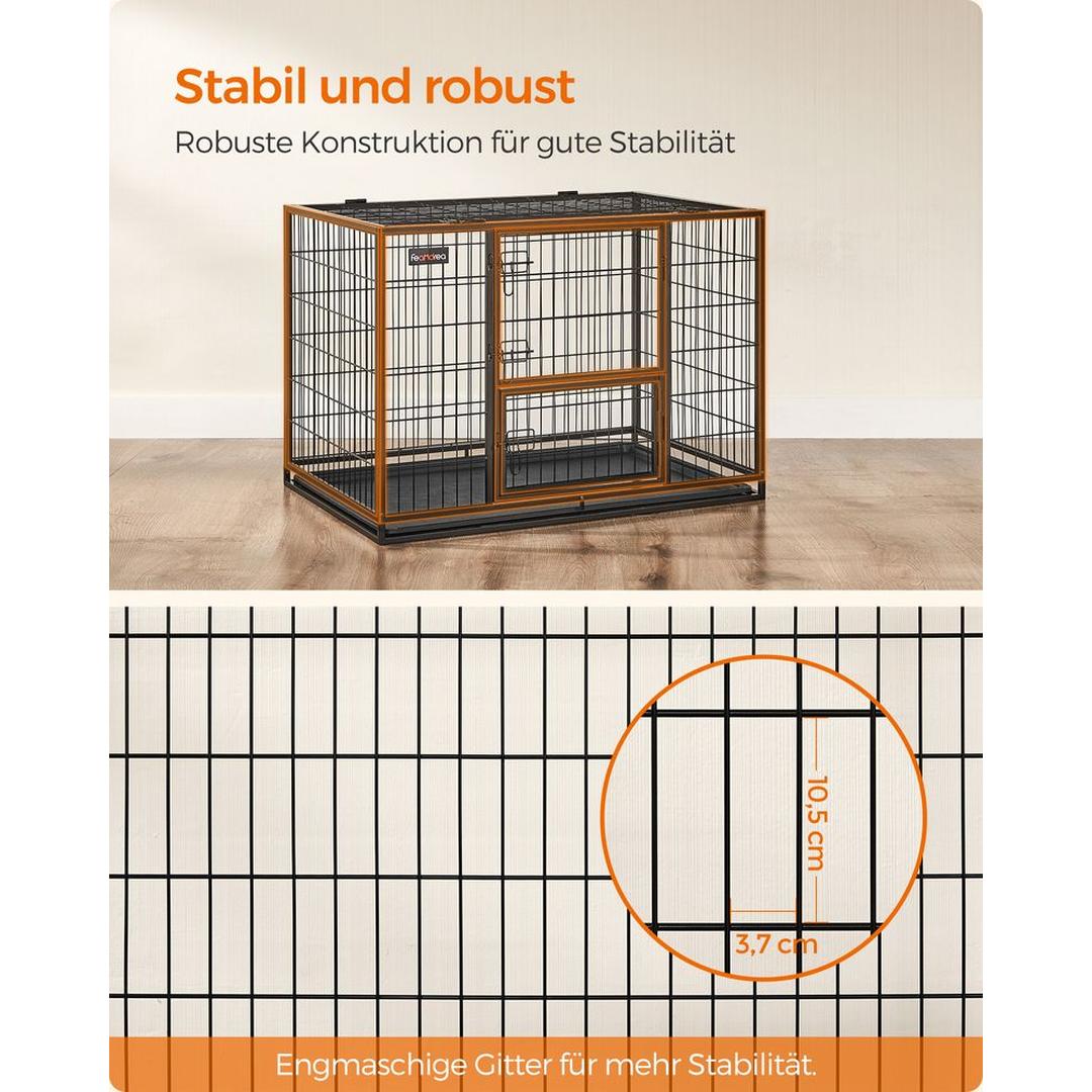 Opvouwbare Hondenbench met Metalen Constructie en Uitneembare Lade – productweergave 13 | De Groot Living