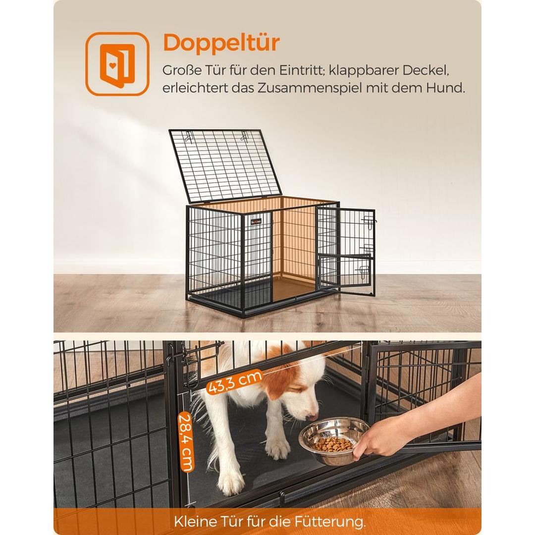 Opvouwbare Hondenbench met Metalen Constructie en Uitneembare Lade – productweergave 15 | De Groot Living