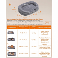 Orthopedische Hondenmand met Afneembare Hoes – productweergave 8 | De Groot Living