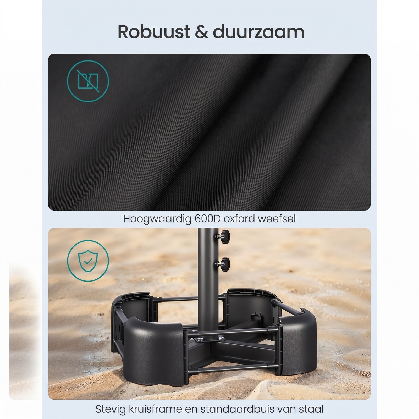 Parasolvoet met Gewichtszak – productweergave 7 | De Groot Living