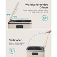 Pedaalemmer 50 Liter met Geruisloos Sluitdeksel en Binnenemmer – productweergave 4 | De Groot Living