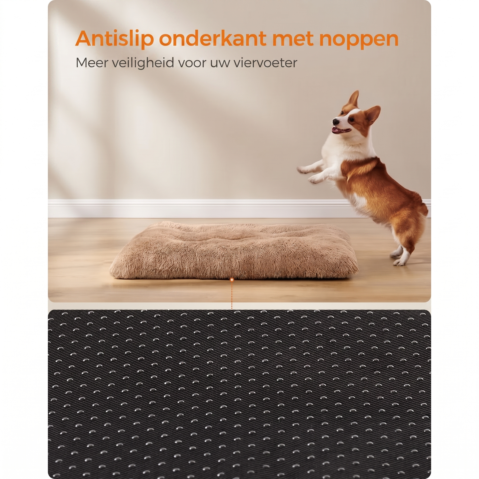 Pluche Hondenkussen met Antislip Onderzijde – productweergave 14 | De Groot Living