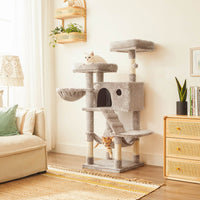 Pluche Kattenkrabpaal met Kattenhuisje – productweergave 6 | De Groot Living