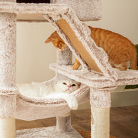 Pluche Kattenkrabpaal met Kattenhuisje – productweergave 12 | De Groot Living