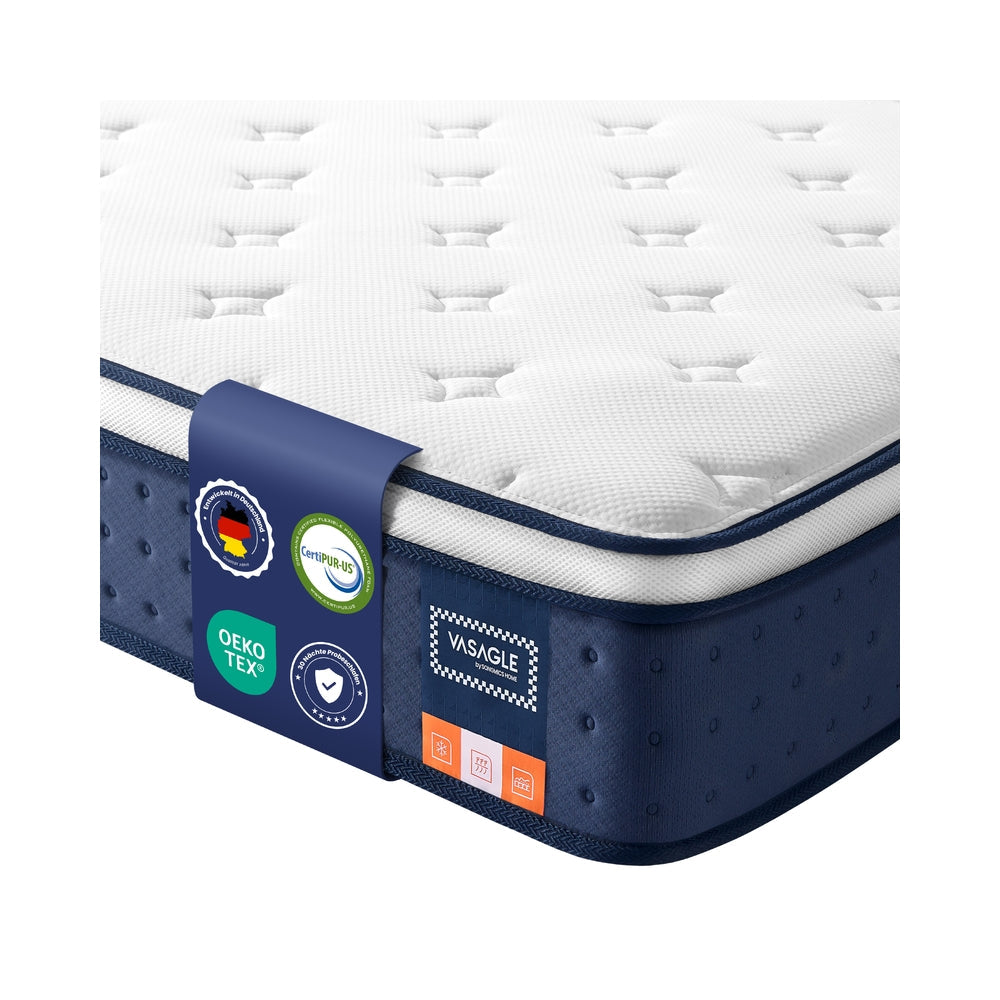 Pocketveringmatras met Geltraagschuim en 7-zone Ondersteuning – productweergave 6 | De Groot Living