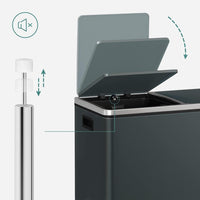 Prullenbak Met 2 Vakken en Pedaal Voor Afvalscheiding 60 Liter – productweergave 15 | De Groot Living