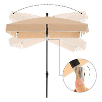 Rechthoekige Parasol Met UV-Bescherming en Verstelbare Hoogte – productweergave 3 | De Groot Living