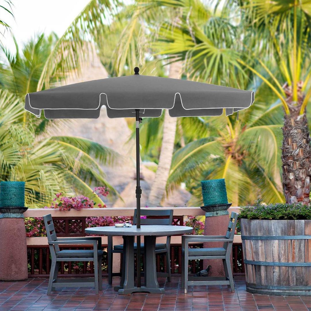 Rechthoekige Parasol Met UV-Bescherming en Verstelbare Hoogte – productweergave 6 | De Groot Living