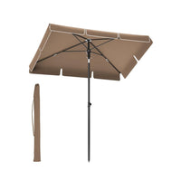 Rechthoekige Parasol Met UV-Bescherming en Verstelbare Hoogte – productweergave 12 | De Groot Living