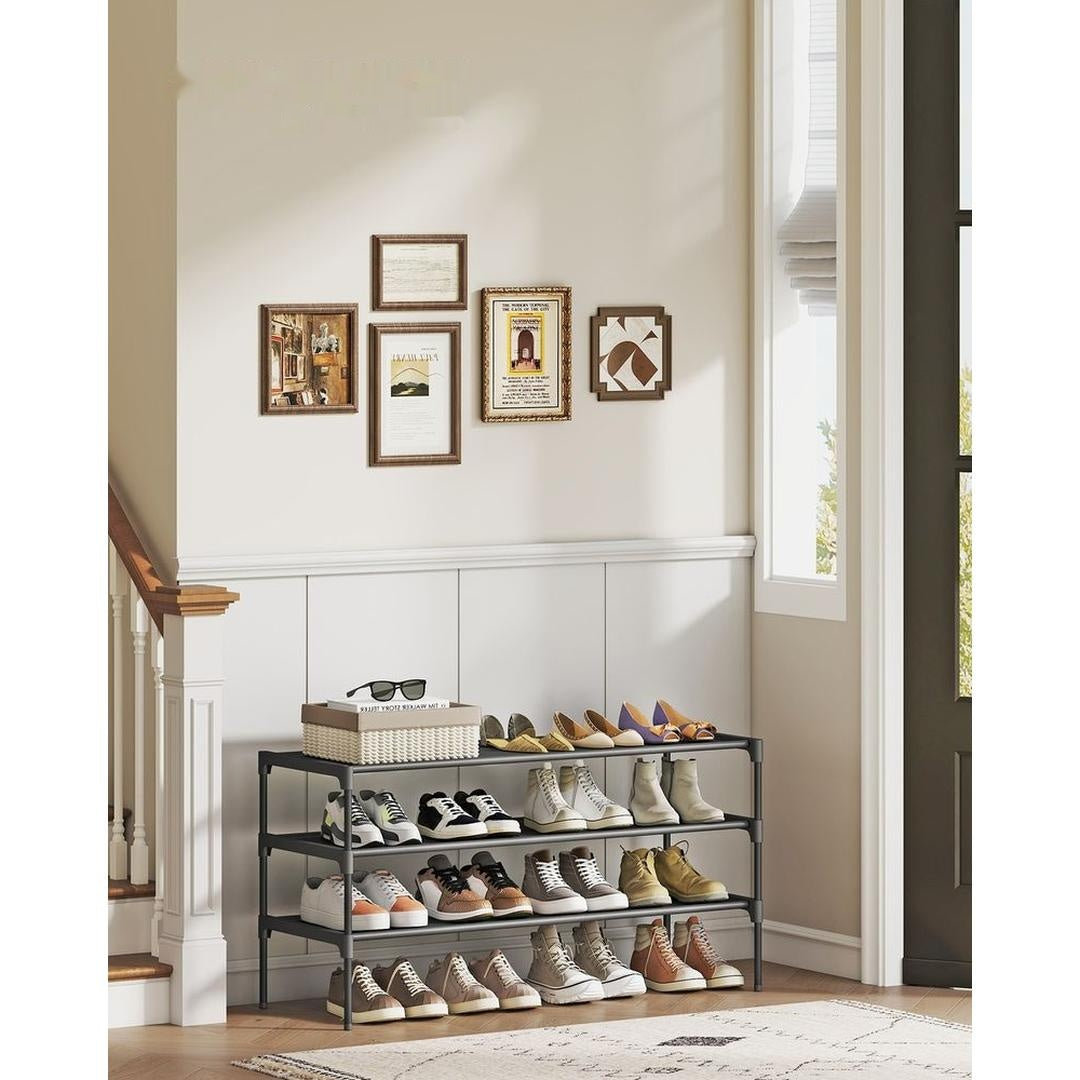 Ruimtebesparend Schoenenrek met Verstelbare Legplanken en Metalen Frame – productweergave 15 | De Groot Living