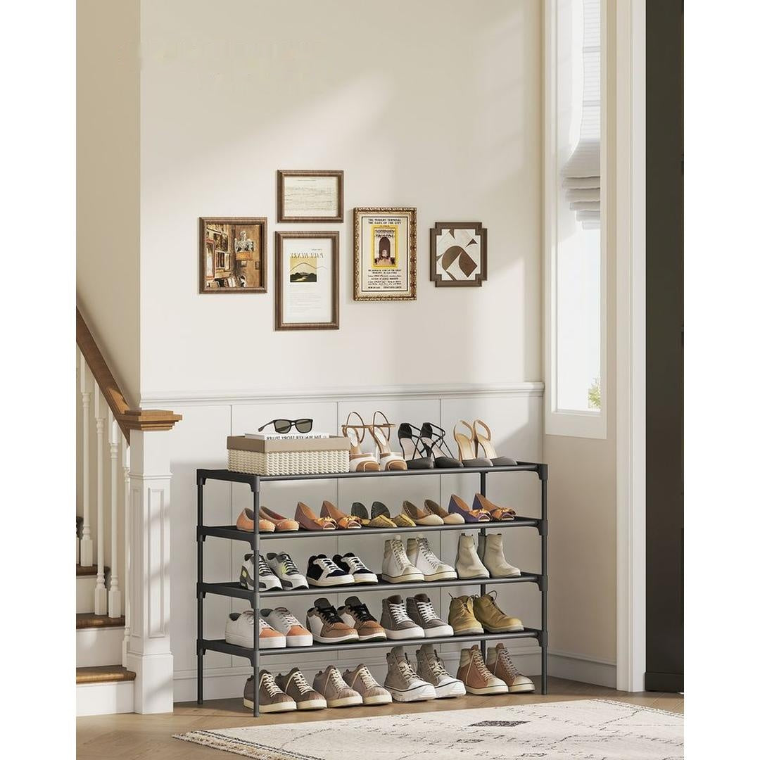Ruimtebesparend Schoenenrek met Verstelbare Legplanken en Metalen Frame – productweergave 18 | De Groot Living